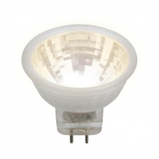 Лампа светодиодная Uniel GU4 3W 3000K прозрачная LED-MR11-3W/WW/GU4/220V GLZ21TR UL-00001702